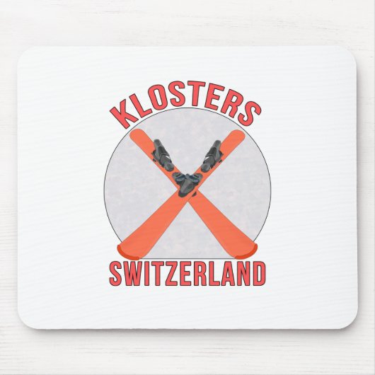 Klosters, Schweiz Mousepad (Vorne)