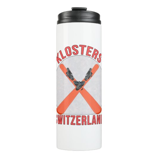 Klosters, Schweiz Thermosbecher (Vorderseite)