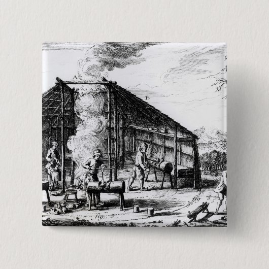 Klotz-Herstellung Button (Vorderseite)