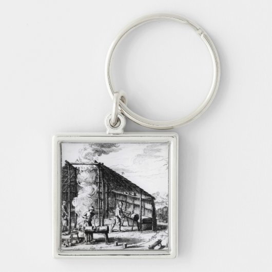 Klotz-Herstellung Schlüsselanhänger (Vorne)