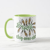 Klotz über Rebe-Tanz Tasse (Links)