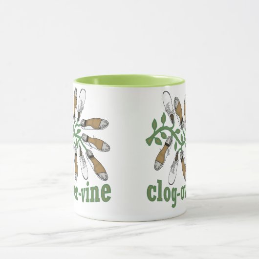 Klotz über Rebe-Tanz Tasse (Zentrum)