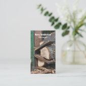 Klotzteiler-Visitenkarte Visitenkarte (Stehend Vorderseite)