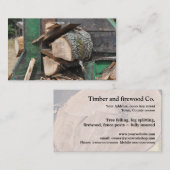 Klotzteiler-Visitenkarte Visitenkarte (Vorne/Hinten)