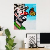 KLOWN UND SCHALTFLY KISS POSTER (Heimbüro)