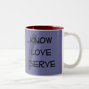 KLS ~ anpassbarer christlicher Schleim Zweifarbige Tasse