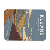 Kluane Nationalpark immer noch Brook Canada Travel Magnet (Horizontal)