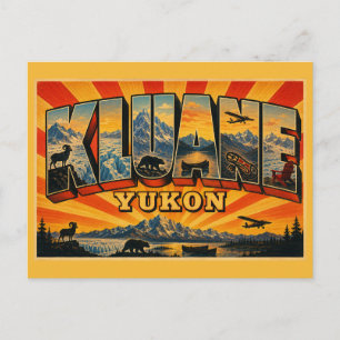 Kluane-Nationalpark Yukon Postkarte