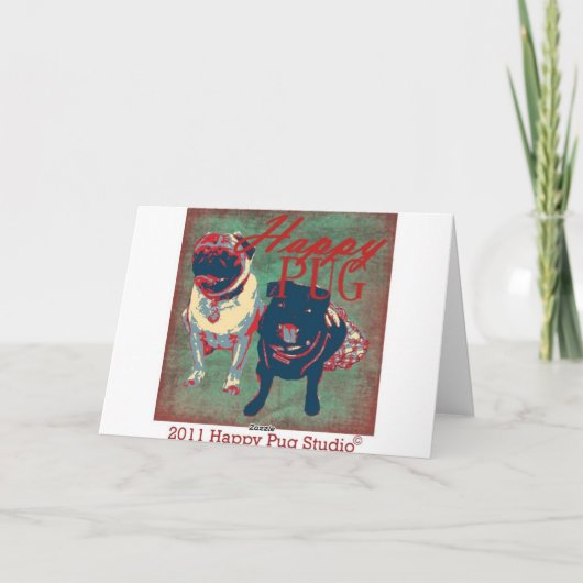 Klub Glub! Karte (Rückseite)