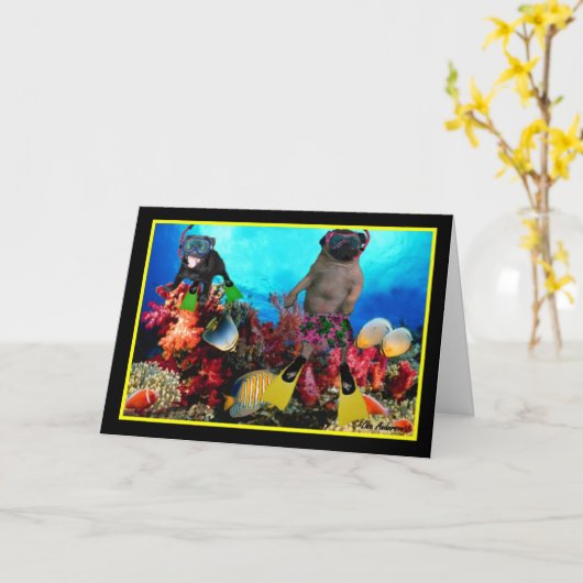 Klub Glub! Karte (Gelbe Blume)