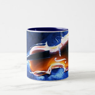 klub, Orchesta, huile, Zweifarbige Tasse