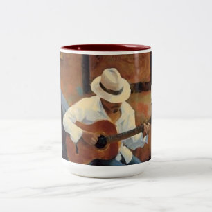 Klub Orchesta zu l´ huile Zweifarbige Tasse