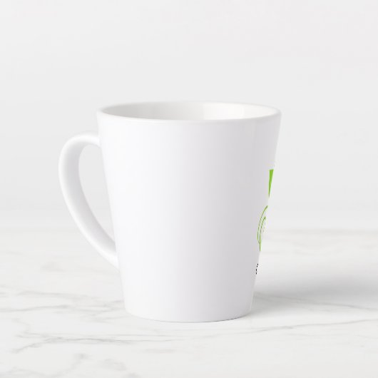 Klublogo Latte Tasse (Linke Ecke)