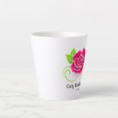 Klublogo Latte Tasse (Vorderseite)