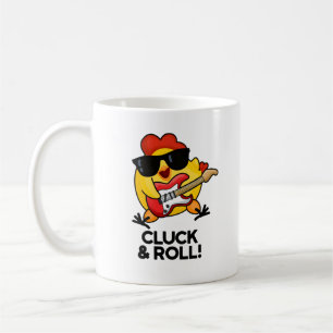 Kluck and Roll Funny Rock'n'Roll Chicken Puff Kaffeetasse