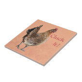 "Kluck's!" Hühner Fliese (Seite)