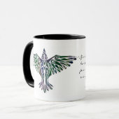 Klug als Krähen-Tasse Tasse (Vorderseite Links)