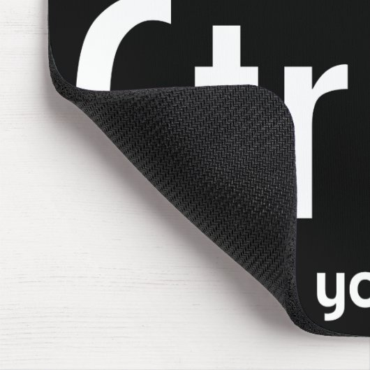 Klug geben Sie mir Kaffee, oder ich schneide Sie Mousepad (Ecke)