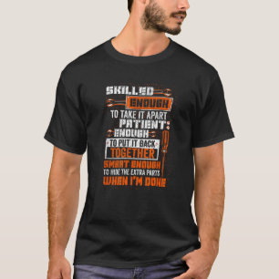 Klug genug, um das zusätzliche Teile-Proud-System  T-Shirt