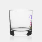 "Klug, sauber und ein bisschen schlecht." Whiskyglas (Links)