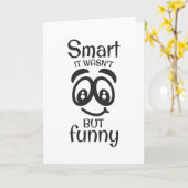 Klug war es nicht nur lustig karte (Gelbe Blume)