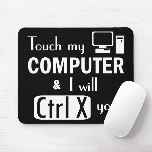 Klug, wenn Sie Touch mein Computer ich Sie Mousepad (Mit Mouse)