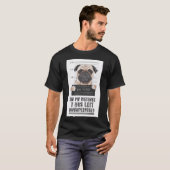 Klugapier-Mops T-Shirt (Vorne ganz)