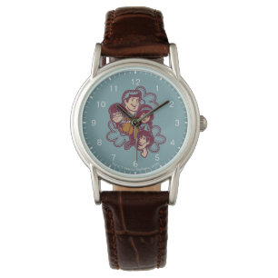 Kluge Blume Scooby-Doo und Gang Armbanduhr