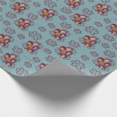 Kluge Blume Scooby-Doo und Gang Geschenkpapier (Ecke)