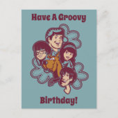 Kluge Blume Scooby-Doo und Gang Postkarte (Vorderseite)