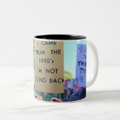 Kluge die Zeichen-Tasse der Frauen im März 2018 Zweifarbige Tasse (VorderseiteRechts)