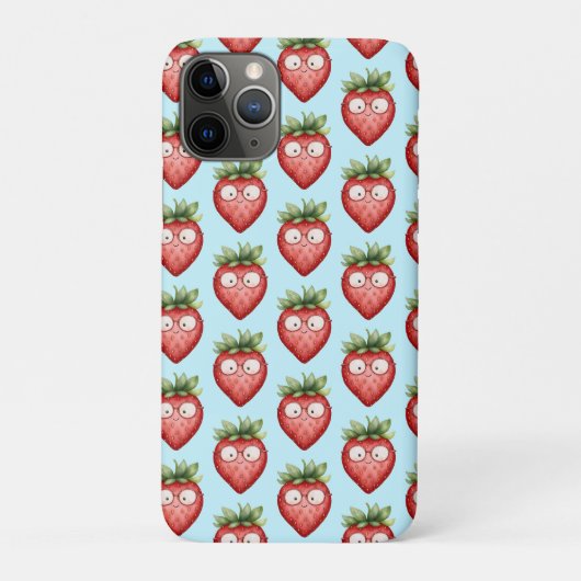 Kluge Erdbeere Case-Mate iPhone Hülle (Rückseite)