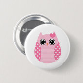 Kluge Eule Button (Vorne & Hinten)