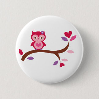 Kluge Eule Button