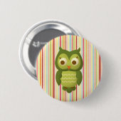 Kluge Eule Button (Vorne & Hinten)