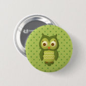 Kluge Eule Button (Vorne & Hinten)