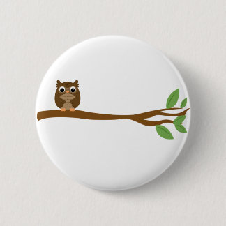Kluge Eule Button
