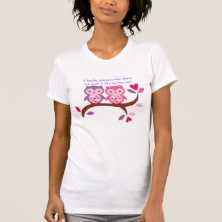 Kluge Eule, die ein Lehrer sich interessiert T-Shirt