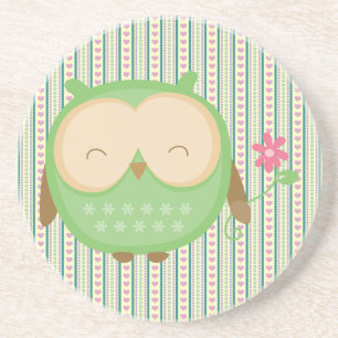 Kluge Eule Getränkeuntersetzer