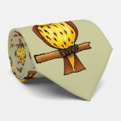 Kluge Eule Krawatte (Gerollt)
