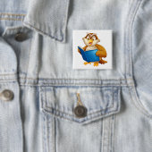 Kluge Eule-Lesebuch Button (Beispiel)