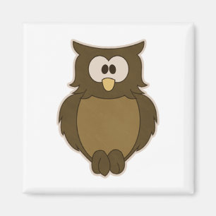 Kluge Eule Magnet