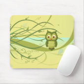 Kluge Eule Mousepad (Mit Mouse)
