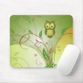 Kluge Eule Mousepad (Mit Mouse)