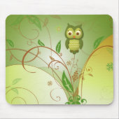 Kluge Eule Mousepad (Vorne)