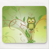 Kluge Eule Mousepad (Vorne)
