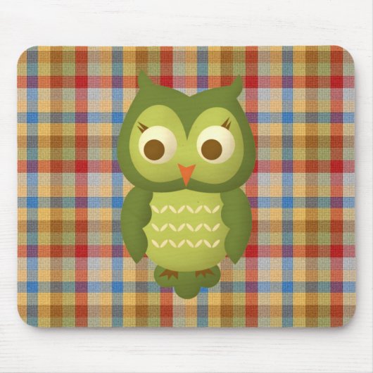 Kluge Eule Mousepad (Vorne)