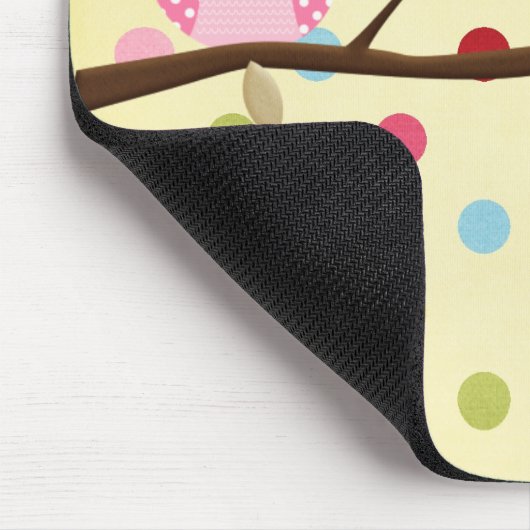 Kluge Eule Mousepad (Ecke)