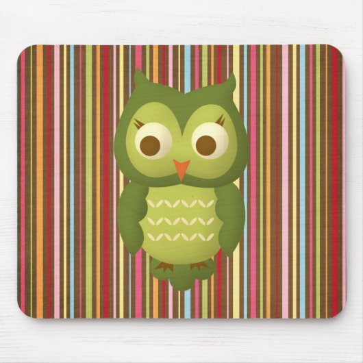 Kluge Eule Mousepad (Vorne)
