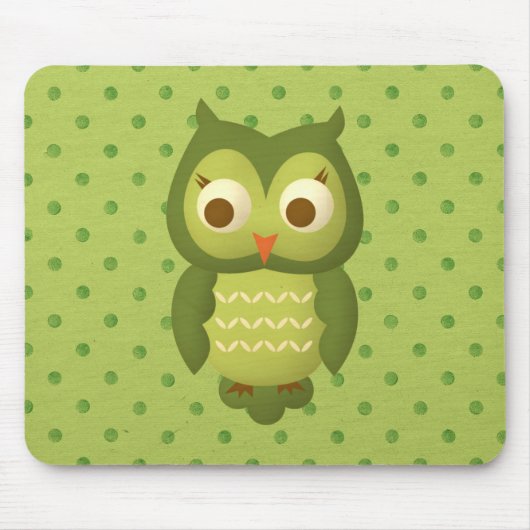 Kluge Eule Mousepad (Vorne)